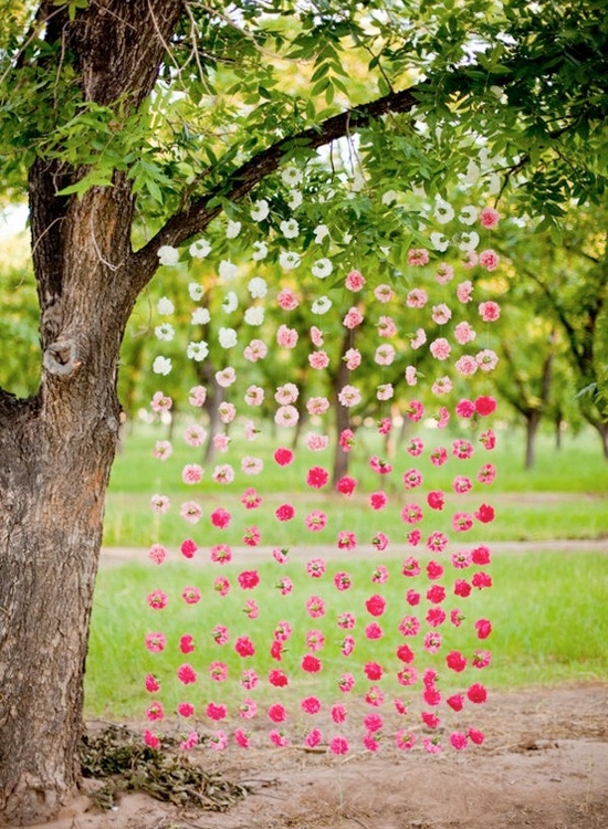 Ombre textile or curtain idea
