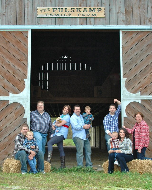 Formal large family portrait