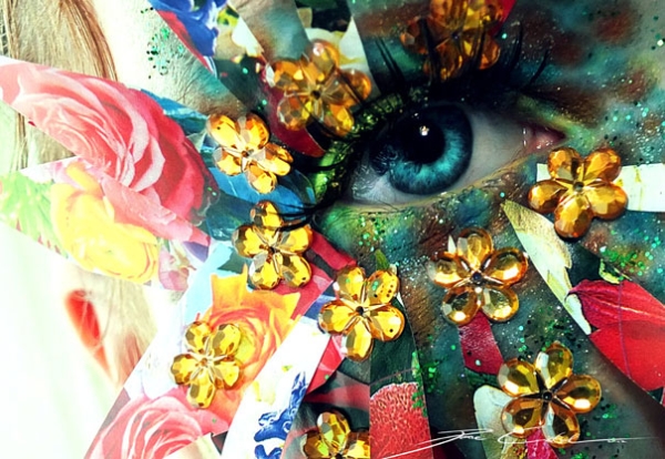 Svenja Schmitt makeup art with decorative accents
