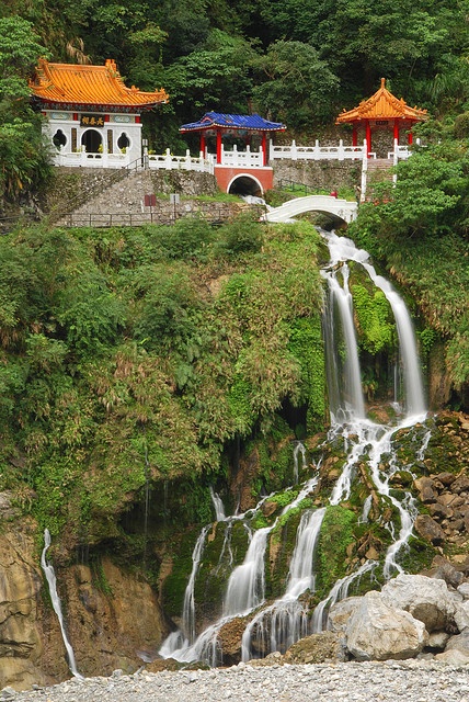 Eternal Spring Shrine in Taroko Gorge, Taiwan.