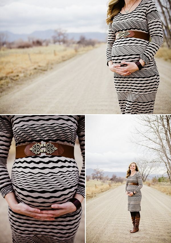 Maternity knit dress winter outfit