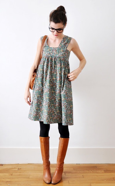 Complete boots and leggings look